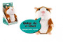 Křeček Mireček opakující věty na baterie se zvukem 18 cm