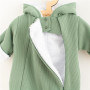 Zimní kojenecká kombinéza s kapucí New Baby Frosty mint