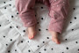 Dětský rostoucí overal Kočka Dots růžový Moniel