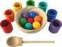 Duhové kuličky a kalíšky 7 barev 2Kids Toys 