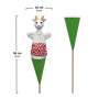 Kornoutový maňásek Koza se zástěrou 56 cm 3v1