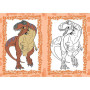 Omalovánky A5 Dinosauři