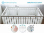 Bavlněný mantinel do postýlky Bump Air Design 360 cm Babymatex