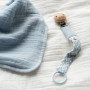 Bibs Paci Braid klip na šidítko s kroužkem
