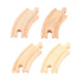 Krátká kruhová kolej 10 cm 4 ks Bigjigs Rail