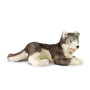 Plyšový pes husky ležící 60 cm Rappa