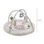 Deka hrací s hrazdičkou Cozyplay Light Grey Kinderkraft