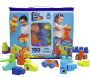 Mega Blocks Pořádně velký pytel kostek - modrý