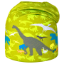 Funkční oboustranná čepice Dinosauři RDX Černá/zelená