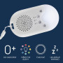 Přenosný usínací modul s LED světlem, bílým šumem a zvuky Zopa White