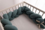 Mušelínový mantinel cop 200 cm Babymatex – chránič do postýlky