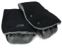 Rukávník na kočárek Golf Softshell Black/Grey RFX - černá/šedá Esito
