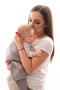 Mušelínová deka Prestige šedá 75 x 100 cm Babymatex