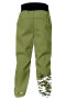 Softshellové kalhoty dětské Maskáč khaki Wamu