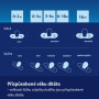 Dudlík svítící silikonový dynamický Night & Day 0 - 6 m, 2 ks Lovi