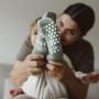 Dětské ponožky Stay-on-Socks Antislip vel. 18-24 m Calming Green 1 pár