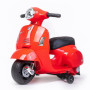 Dětská elektrická motorka Vespa červená Baby Mix