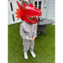 Kreativní sada 3D maska Červený drak Fiesta Crafts