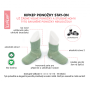 Dětské ponožky Stay-on-Socks Antislip 1 pár Blue Heaven 