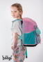 Set 3 Zippy Plameňák: aktovka, penál, sáček Baagl