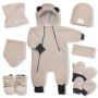 Zimní bezpalcové rukavice Teddy fleece double Nature Esito