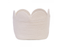Koš na hračky Květina Off White 30 x 20 x 15 cm