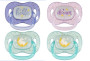Dudlík svítící silikonový symetrický Nightglow Canpol babies 0 - 6 m 2 ks 
