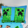 Povlečenín Minecraft "Jungle Fight" svítící 140 x 200, 70 x 90 cm Jerry Fabrics