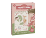 Knížka s magnety Rosa Fairy Garden Little Dutch