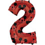 Fóliový balónek číslice Mickey Mouse 66 cm