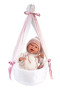 Obleček pro panenku New Born velikosti 40-42 cm s nosítkem přes rameno Llorens