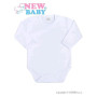 Kojenecké body celorozepínací New Baby Classic Bílé