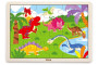 Dřevěné puzzle 16 dílků - dinosauři