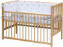 Dětská postýlka s kompletní výbavou 120 x 60 cm Labra Scarlett