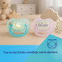 Dudlík svítící silikonový symetrický Nightglow Canpol babies 18 m+ 2 ks