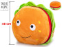Take Me Home hamburger plyšový 40 cm s obličejem