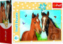 Minipuzzle zvířátka - mláďata 4 druhy, 54 dílků