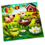 Puzzle 3 obrázky Puzzlika - Oblíbená zvířátka 3 v 1