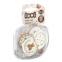 Dudlík svítící silikonový dynamický 2 ks Teddy Love 0 - 6 m Lovi