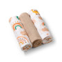 Plenky mušelínové Super soft 3 ks BabyOno