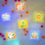 Senzorické svítící kostky do vody ZOO Glo Pals