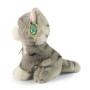 Plyšová kočka šedá 18 cm ECO-FRIENDLY Rappa