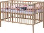 Dětská postýlka přírodní s kompletní výbavou 120 x 60 cm Pimpi Scarlett