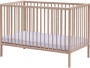 Dětská postýlka Scarlett Glera ECO 120 x 60 cm (buk) - přírodní 