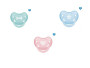 Šidítko silikonové anatomické 0-6 m Pastels