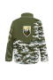 Fleecová mikina dětská Maskáč khaki Wamu