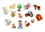 Dřevěné puzzle Farma 14 dílků 2Kids Toys