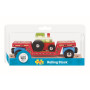 Vagon s traktorem + 2 koleje Bigjigs Rail