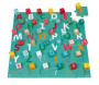 Dřevěné kostky Kubix Abeceda Čísla 40 ks s puzzle Janod
