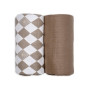 Swaddler Solid Matcha 2 balení 110 x 110 cm Lodger